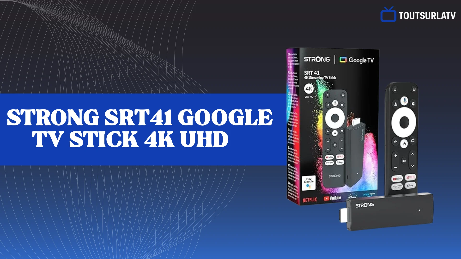 STRONG SRT41 Google TV Stick 4K UHD