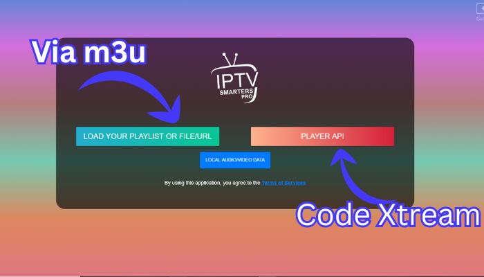 l’interface utilisateur de l’application gratuite IPTV Smarters Pro