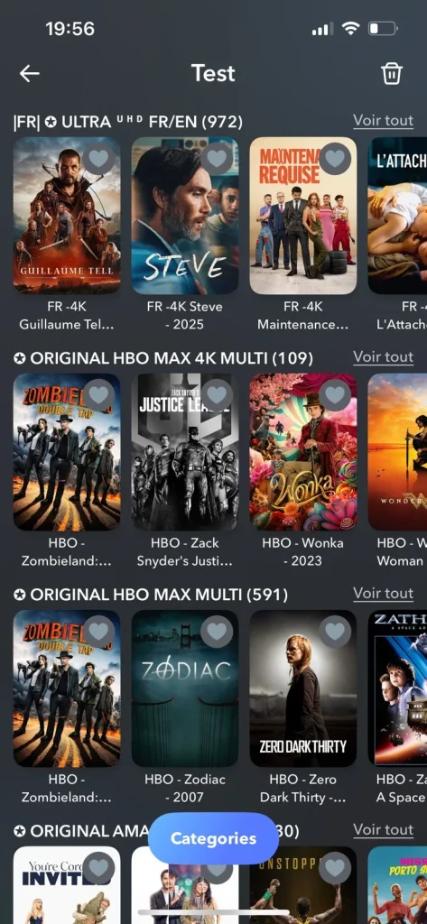 contenus IPTV accessible