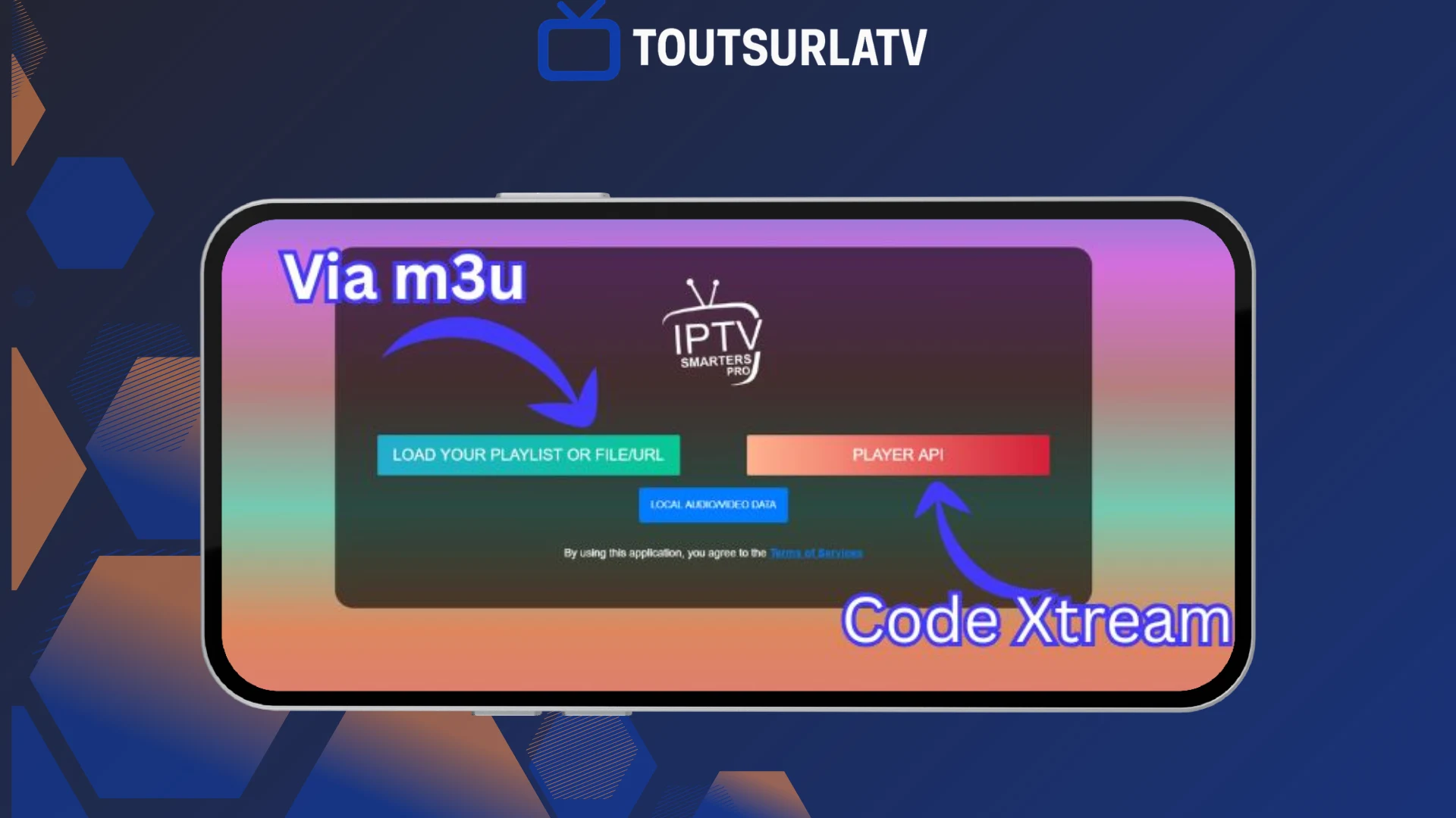 Choisir lien M3U ou Xtream Code