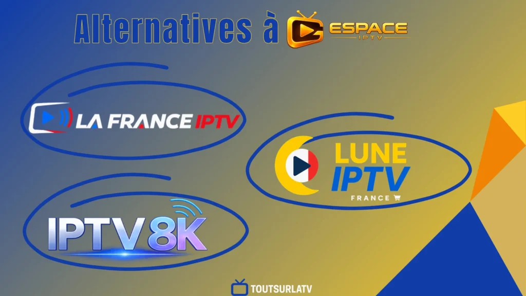 Fournisseurs alternatives à Espace IPTV